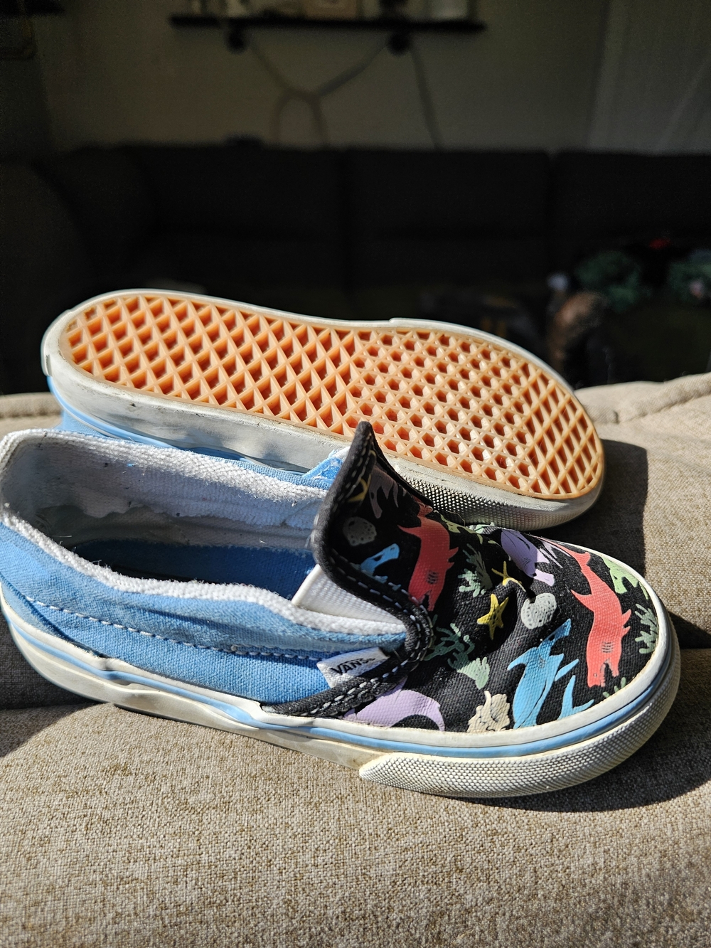 Toddler Vans Slip On- Shark